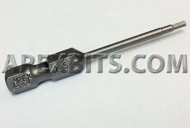 Apex Screwdriver Bit Hex Allen 1 4 Hex Power Shank Size 1 5mm Oal 1 15 16 Http Apexbits Com Am 15mm Apex Socke Aviation Industry Screwdriver Tools