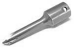 833-F Apex Screwdriver Bit, #2 Frearson, 3/8'' Female Square 'Service-Drive'